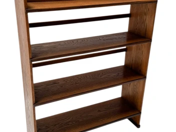 Art Deco Modernist Open Bookcase by P.E.L. Izeren for De Genneper Molen, 1920s
